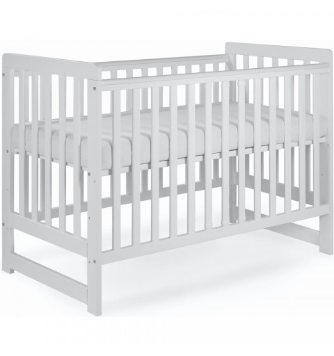 Tomi 22 - łóżeczko dziecięce z funkcją tapczanika, drewniane 120x60 | Biały